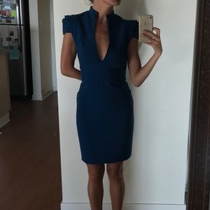 Black Halo Cocktail Dress - Navy Blue